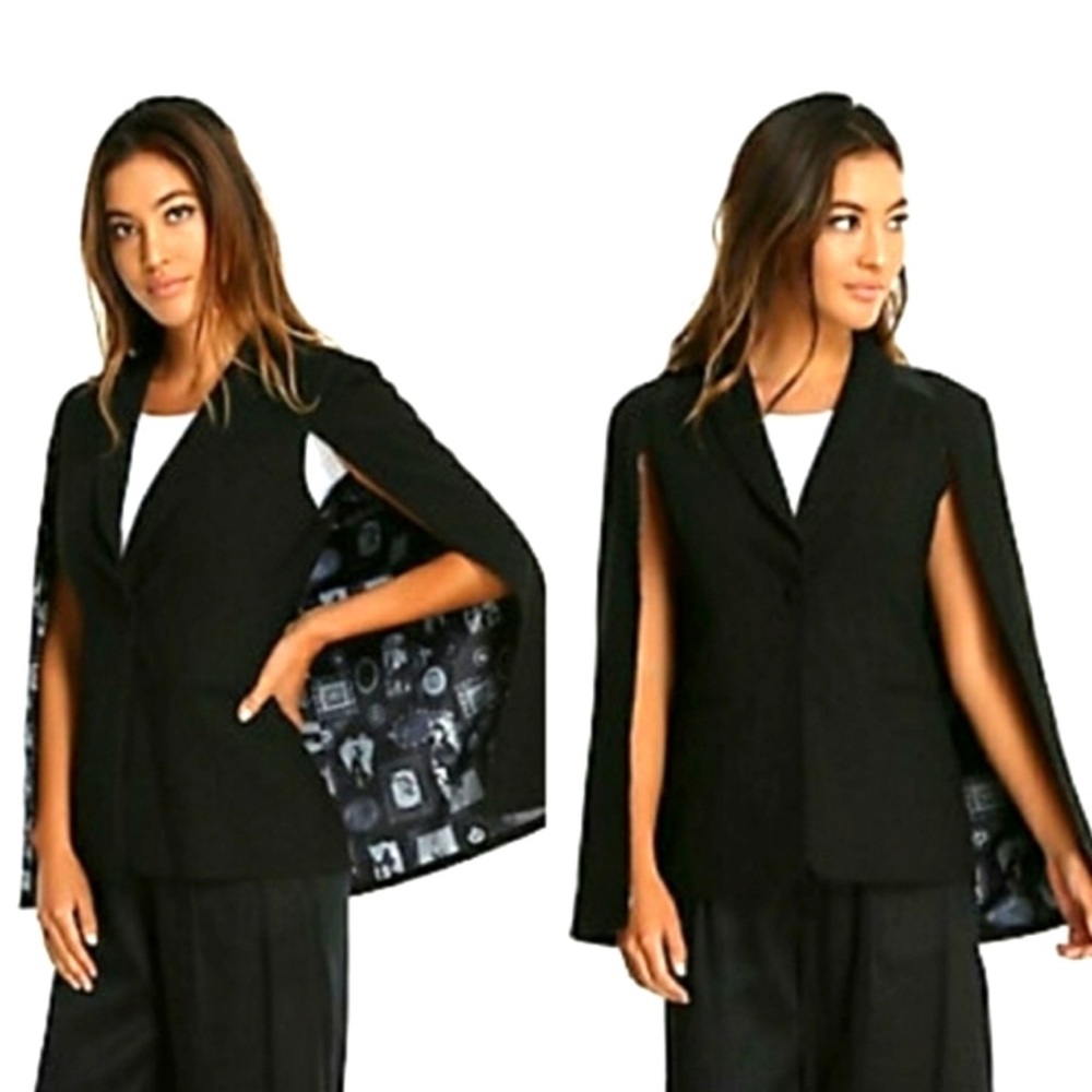 Disney Villains Black Cape Blazer!